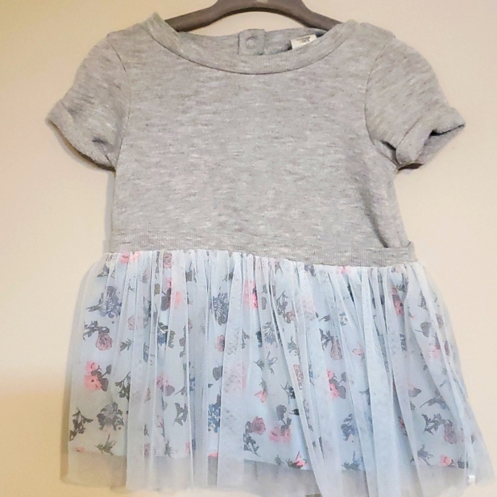 Tucker + Tate, 3m Gray and Floral Dress
